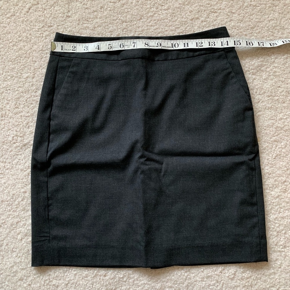 Banana republic charcoal grey skirt size 0 - Picture 7 of 7
